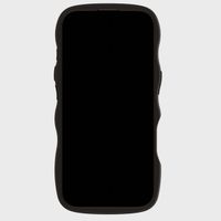 Holdit Wavy Case für das iPhone 16 Pro Max - Black / Transparent