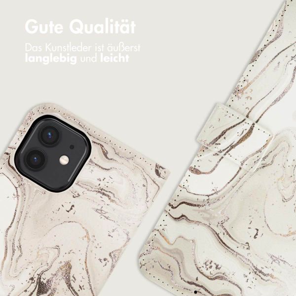 imoshion Design Klapphülle Apple iPhone 11 - Sandy Marble
