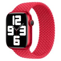 Apple 5 Pack Geflochtenes Solo Loop für Apple Watch | 38/40/41/42 mm - Größe 2 - Lake Green/ (PRODUCT)RED/ Lavender/ Bright Green/ Magenta