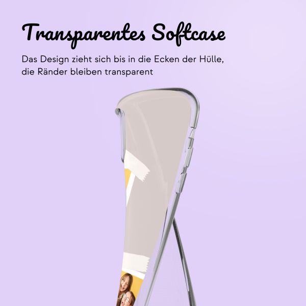 Personalisierte Hülle mit Filmrolle N°1 iPhone SE (2022 / 2020) / 8 / 7- Transparent