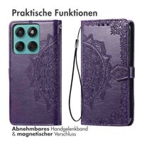 imoshion Mandala Klapphülle Motorola Edge 60 Fusion - Violett