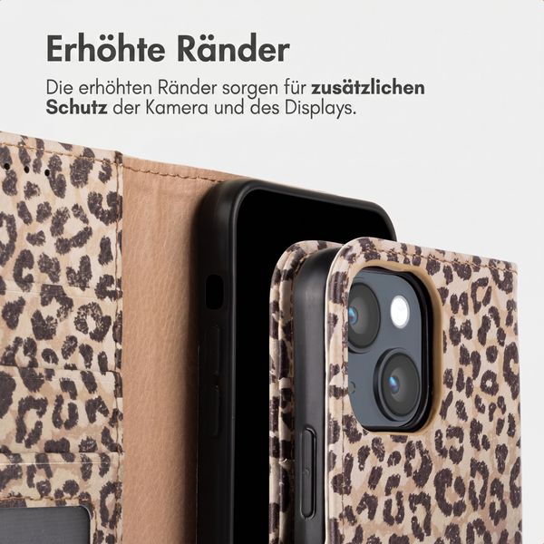 imoshion Design Klapphülle Apple iPhone 14 - Leopard Mood