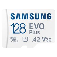 Samsung EVO Plus microSD 2024 - 128GB - Inklusive SD-Adapter - UHS-I/U3/Full HD/4K UHD