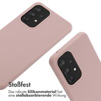imoshion SilikonHülle mit Band Samsung Galaxy A33 - Sand Pink
