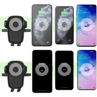 iOttie Easy One Touch Wireless Fast Charging – Handyhalterung für das Auto – Lüftungsgitter und CD-Player – schwarz