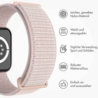 imoshion Nylonarmband für das  Apple Watch Series 1 t/m 11 / SE / Ultra (44/45/46/49 mm) - Light Pink