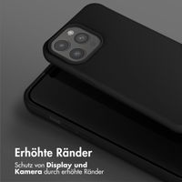Selencia SilikonHülle mit abnehmbarem Band Apple iPhone 15 Pro Max - Schwarz