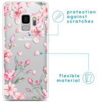 imoshion Design Hülle Samsung Galaxy S9 - Blume - Rosa