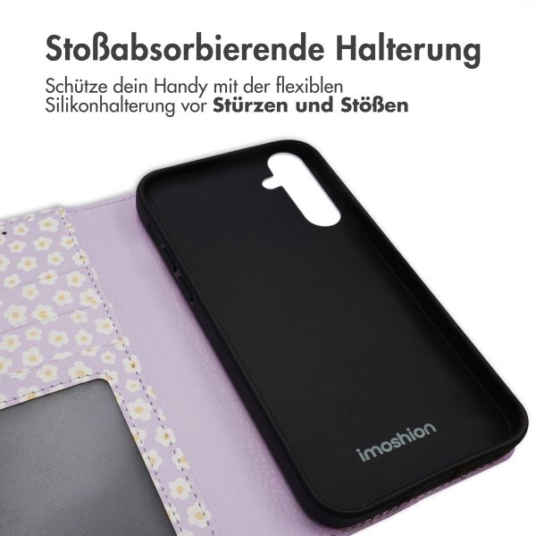 imoshion Design Klapphülle Samsung Galaxy A36 - White Daisy