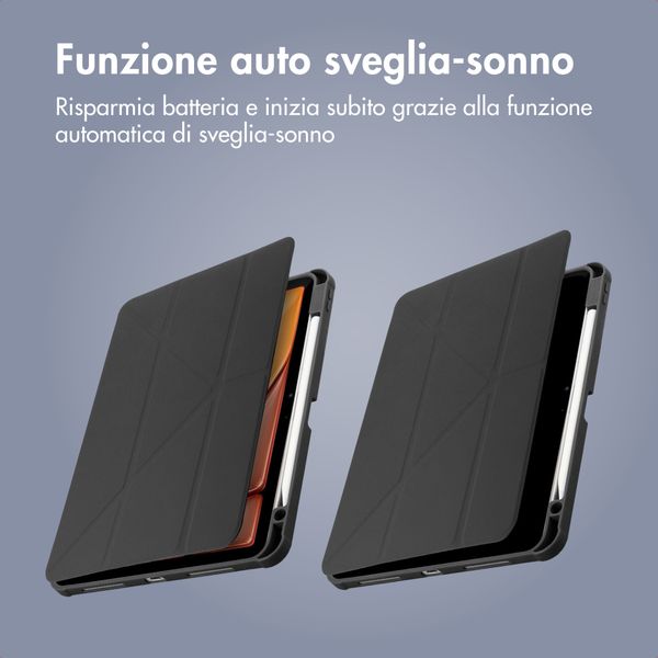 imoshion Origami Klapphülle Apple iPad Pro 11 (2018/2020/2021/2022) / Air 5 (2022) / Air 4 (2020) - Schwarz