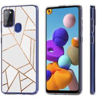 imoshion Design Hülle für das Samsung Galaxy A21s - White Graphic