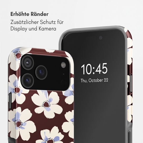 Selencia Vivid Back Cover Apple iPhone 17 Pro - Choco Flower Pop