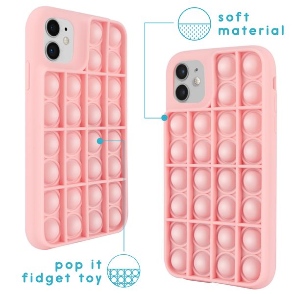 imoshion Pop It Fidget Toy - Pop It Hülle iPhone 11 - Rosa