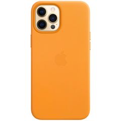 Apple Leder-Case MagSafe für Apple iPhone 12 Pro Max - California Poppy