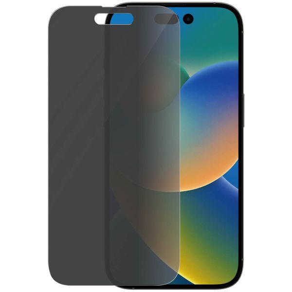 PanzerGlass Privacy Case Friendly Anti-Bacterial Displayschutzfolie für das Apple iPhone 14 Pro