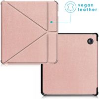 imoshion Klappbare Klapphülle für das Kobo Libra H2O - Rose Gold