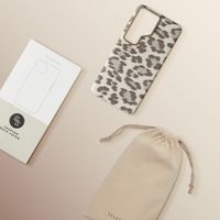 Selencia Sabi Backcover Leopardenmuster mit MagSafe Samsung Galaxy S26 Ultra - Soft Ivory
