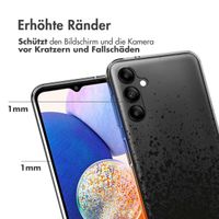 imoshion Design Hülle für das Samsung Galaxy A14 (5G/4G) - Spritzer - Schwarz