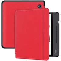 imoshion Slim Hard Case Sleepcover mit Stand für das Kobo Libra H2O - Rot