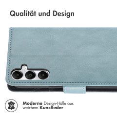 imoshion Luxuriöse Klapphülle Samsung Galaxy S24 / S25 - Hellblau