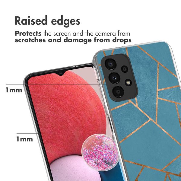 imoshion Design Hülle Samsung Galaxy A13 (4G) - Blue Graphic