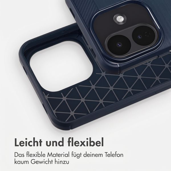 imoshion Brushed Back Cover Xiaomi Redmi Note 17 Pro - Dunkelblau