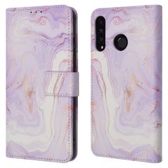 imoshion Design Klapphülle Huawei P30 Lite - Purple Marble
