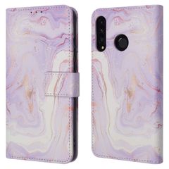 imoshion ﻿Design Klapphülle für das Huawei P30 Lite - Purple Marble