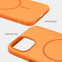 imoshion Color Backcover mit Thin MagSafe Ring Apple iPhone 14 / 13 - Orange