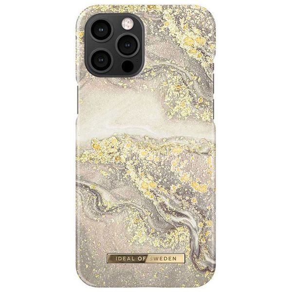 iDeal of Sweden Fashion Back Case iPhone 12 Pro Max - Sparkle Greige Marble