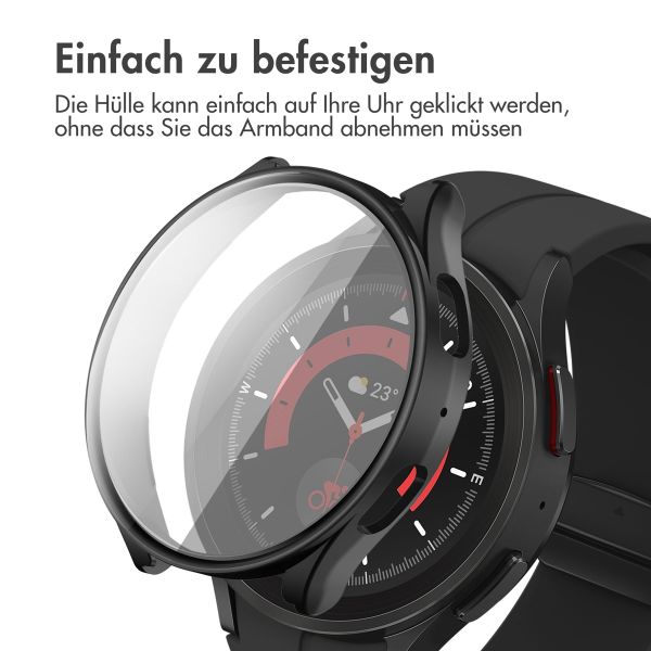 imoshion Full Cover Hard Case für das Samsung Galaxy Watch 5 44 mm - Schwarz