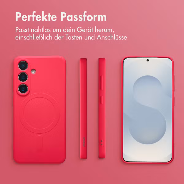 imoshion Color Back Cover mit MagSafe Samsung Galaxy S25 - Neon Pink