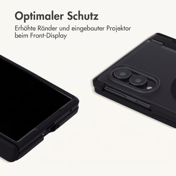 imoshion Frosted Backcover mit MagSafe und Ständer Samsung Galaxy Z Fold 8 - Schwarz