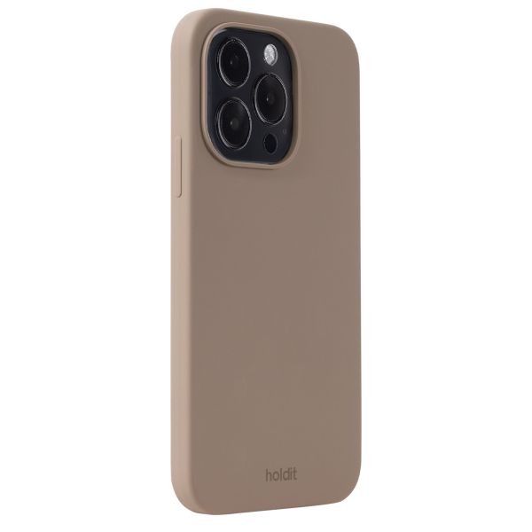 Holdit Silicone Case Apple iPhone 15 Pro - Mocha Brown