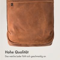Accezz Leather Laptop Rucksack 16 Zoll - Cognac