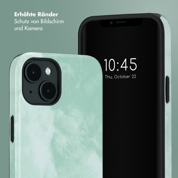 Selencia Vivid Rückabdeckung mit MagSafe Apple iPhone 14 - Marble Grayed Jade