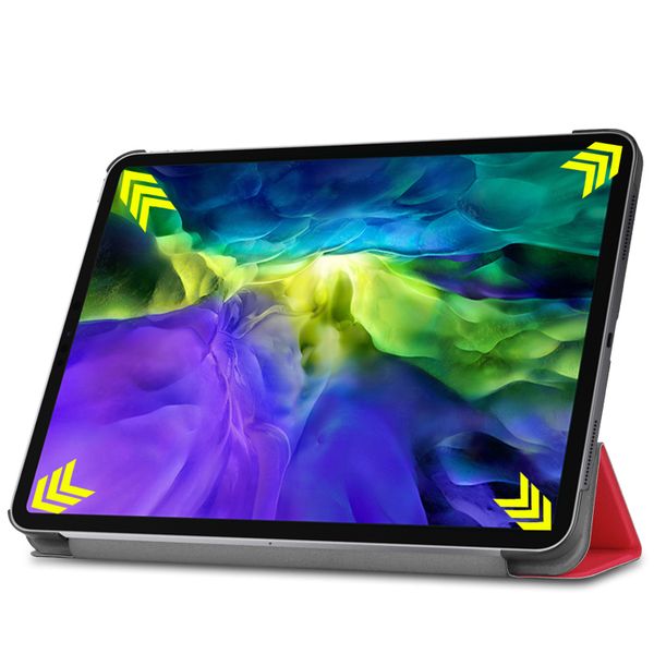 imoshion Trifold Klapphülle Apple iPad Pro 11 (2020) / iPad Pro 11 (2018) - Rot