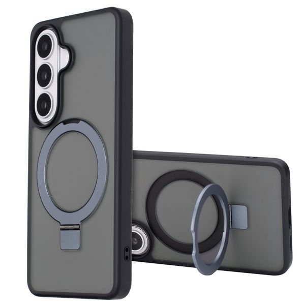Accezz Ring Stand Backcover mit MagSafe Samsung Galaxy S26 - Schwarz
