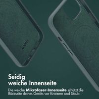 Accezz 2-in-1 Klapphülle aus Leder mit MagSafe Apple iPhone 14 - Cedar Green