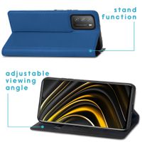 imoshion Slim Folio Klapphülle Xiaomi Poco M3 - Dunkelblau
