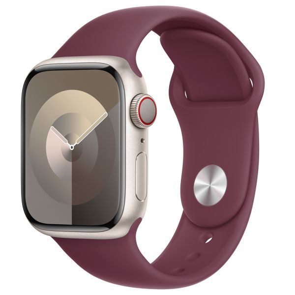 Apple Sport Band für die Apple Watch Series 1 bis 9 / SE (38/40/41 mm) | Series 10 (42 mm) - Größe S/M - Mulberry