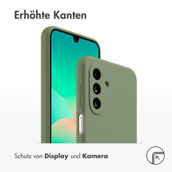 Accezz Liquid Silikoncase Samsung Galaxy A26 - Grün
