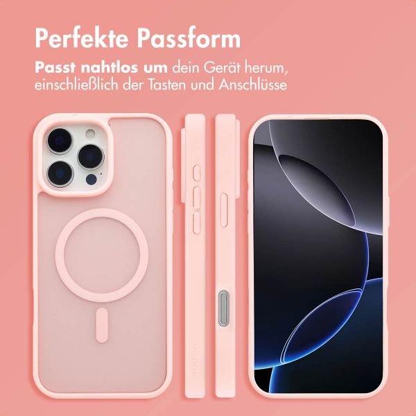 imoshion Color Guard Back Cover mit MagSafe für das iPhone 16 Pro Max - Hellrosa