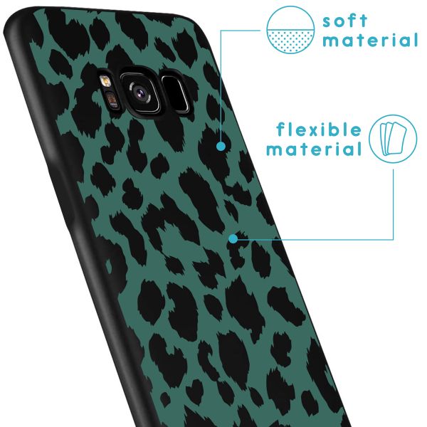 imoshion Design Hülle mit Band für das Samsung Galaxy S8 - Panther Illustration