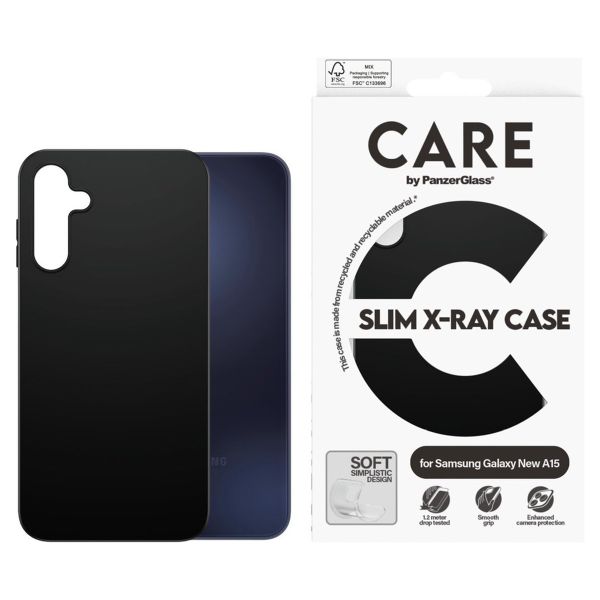 CARE by PanzerGlass Fashion Back Cover für das Samsung Galaxy A16 (5G) - Schwarz