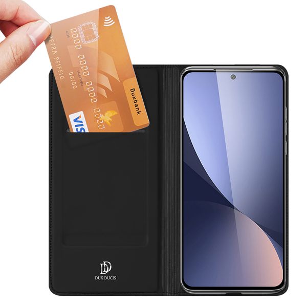 Dux Ducis Slim TPU Klapphülle für das Xiaomi 12 / 12X - Schwarz