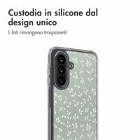 imoshion Design Hülle Samsung Galaxy A26 - Smoke Green Flowers