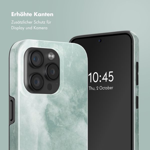 Selencia Vivid Rückabdeckung mit MagSafe Apple iPhone 15 Pro - Marble Grayed Jade