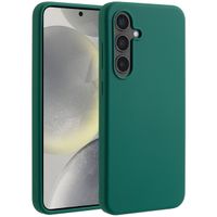 Accezz Liquid Silikoncase mit MagSafe für das Samsung Galaxy S24 FE - Forest Green