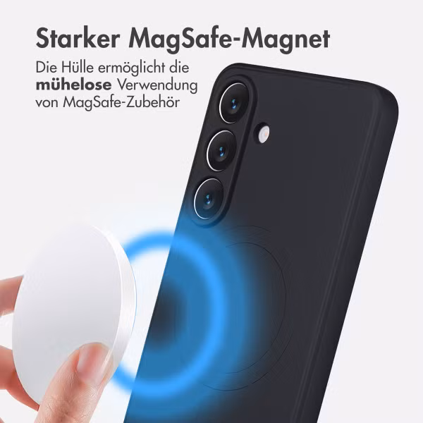 imoshion Color Back Cover mit MagSafe Samsung Galaxy S25 FE - Schwarz